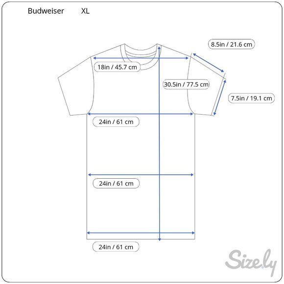 Budweiser Men's King Of Beers Brown T-Shirt XL NWT - Picture 5 of 5